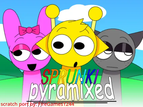 Sprunki Pyramixed Mod Game Cover
