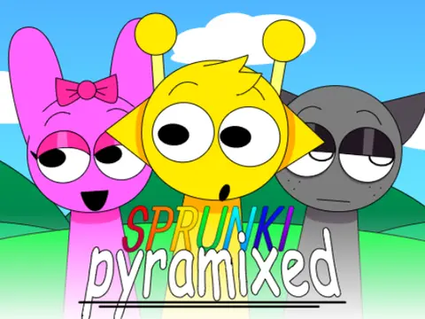 Sprunki Pyramixed My Version Game Logo