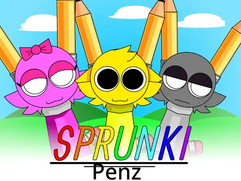 Sprunki Pyramixed Penz Game Logo