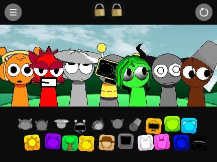 Sprunki Pyramixed Regretful Animations Game Cover