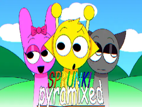 Sprunki Pyramixed Regretful Game Cover Art