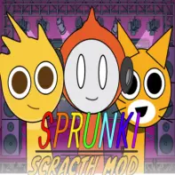 Sprunki Pyramixed Scratch Game Logo - Definitive Remastered Edition