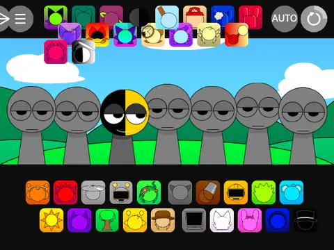 Sprunki Pyramixed Update 1.9 Game Cover