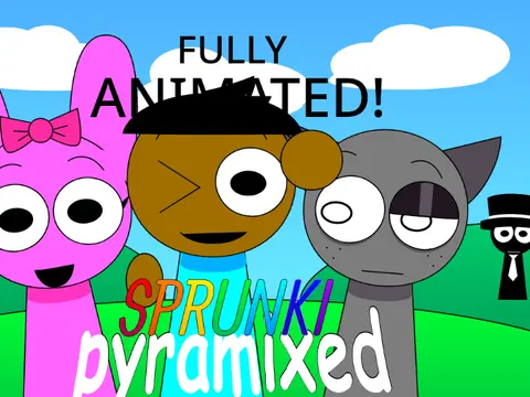 Sprunki Pyramixed Update Remix Game Cover Art