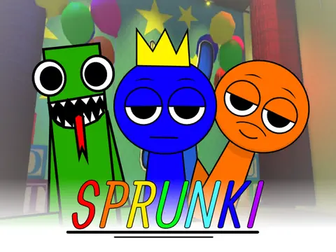 Sprunki Rainbow Friends V3 Game Cover