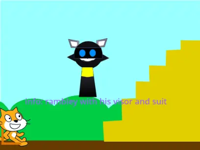 Sprunki mod featuring Rambley character skin version 11