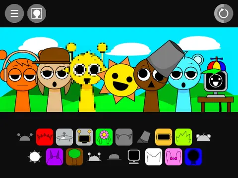 Sprunki Reanimation Incredibox Mod Cover Art