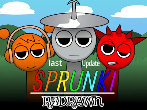 Sprunki Redrawn Update Logo