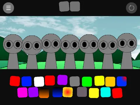 Official logo for Sprunki Regretful Pyramixed game featuring regretful characters