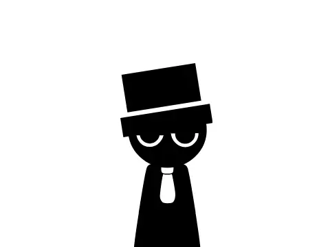 Sprunki Rejoyed Modded Black Sprite game cover showing black character sprites