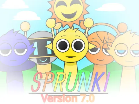Sprunki Remade Version 7.3 Big Update Logo - Definitive Horror Retake Edition