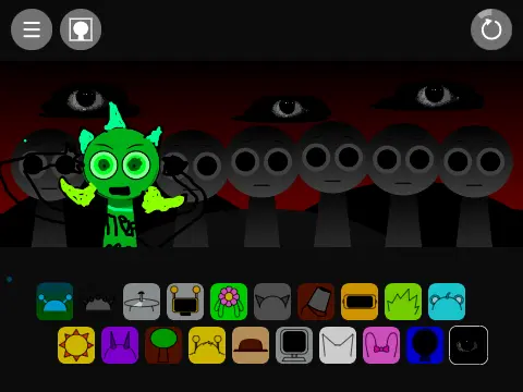 Sprunki Remake game logo featuring colorful characters