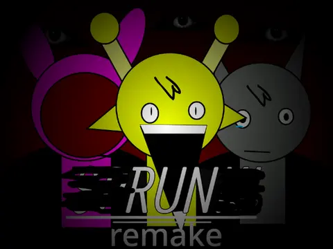 Official logo for Sprunki Remake Horror game featuring terrifying Sprunki characters