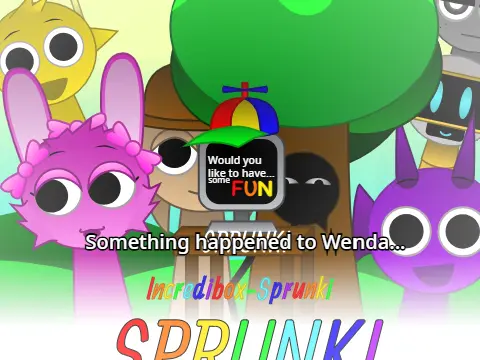 Official logo for Sprunki Remastered But Its Recontinued game