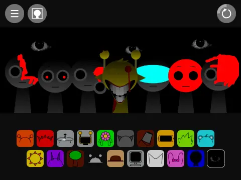 Official logo for Sprunki Remastered Vbeta Remix game featuring colorful Sprunki characters