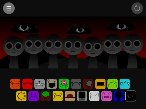 Sprunki Remix music mixing game with colorful characters