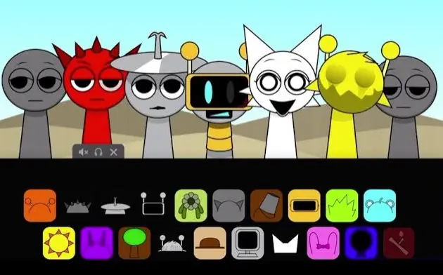 Gameplay Preview of Sprunki Renovation Sprunki Renovation Gameplay Screenshot - New Visual Style