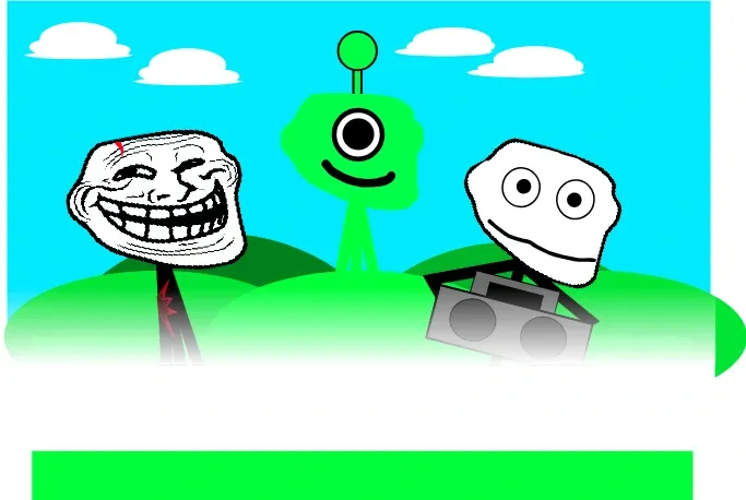 Sprunki Replaced with Trollges Game Cover Art