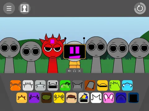 Sprunki Retake game cover featuring remastered characters and animations