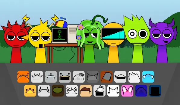 Sprunki Retake Bonus Gameplay Screenshot