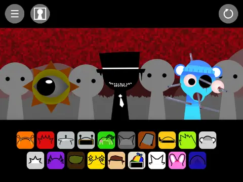 Sprunki Retake But Actually Sprunki character mixing music
