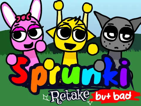 Official logo for Sprunki Retake But Bad game mod