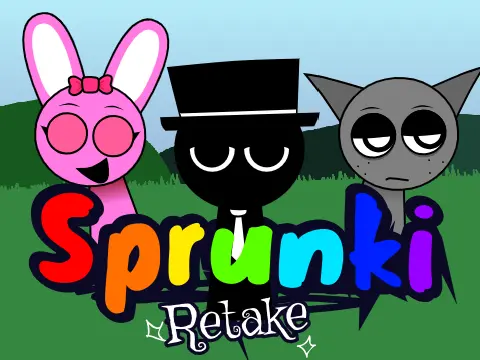 Sprunki Retake But Black Is Normal Mod Logo