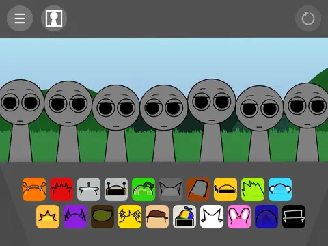 Sprunki Retake But Its Splanki game logo featuring swapped characters