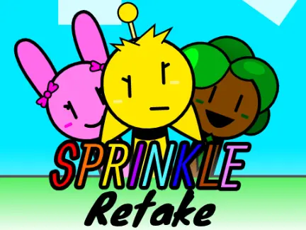 Official logo for Sprunki Retake But Its Sprinkle game featuring sprinkle elements