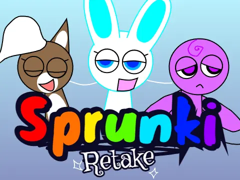 Official logo for Sprunki Retake but with TCOM Kwamis mod game