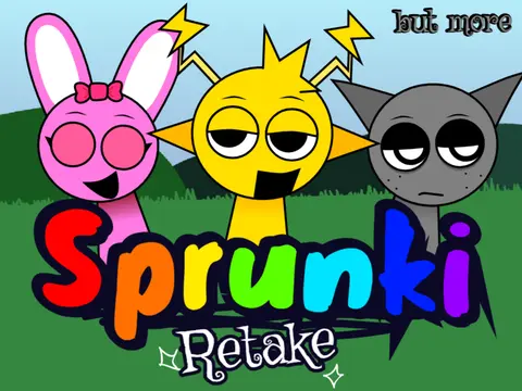 Cover image for Sprunki Retake But More V enhanced fan remake game