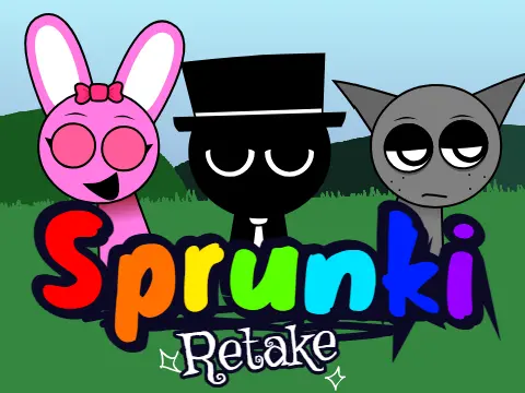 Sprunki Retake But No Horror Mode Logo Cover