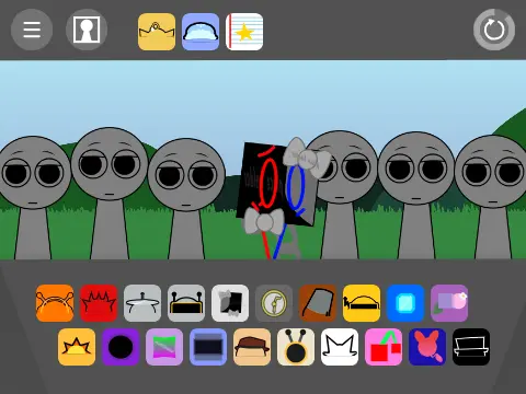 Logo for the community placeholder project Sprunki Retake But Placeholders 11