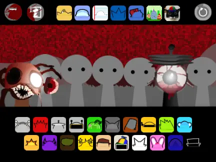 Sprunki Retake But Scary Game Cover