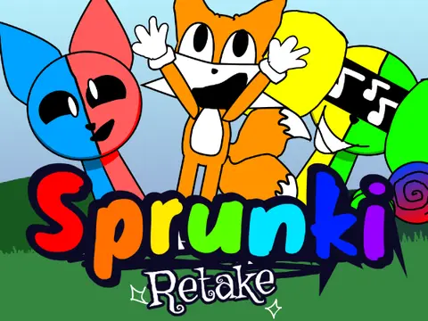 Sprunki Retake But With All Of My OCS Game Cover