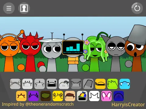 Sprunki Retake But With Hands by HarryIsCreator Incredibox Mod Game