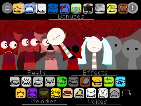 Sprunki Retake But With Mroona Game Logo