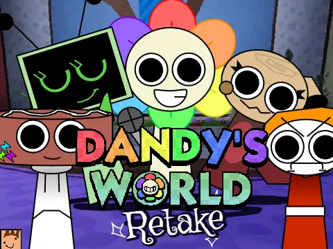 Sprunki Retake Dandys World V2 Game Cover