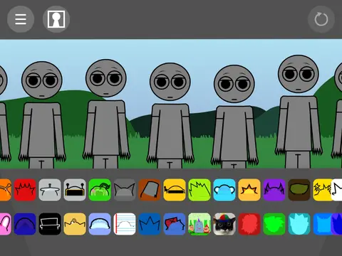Official logo for Sprunki Retake Deluxe Human Edition featuring custom characters