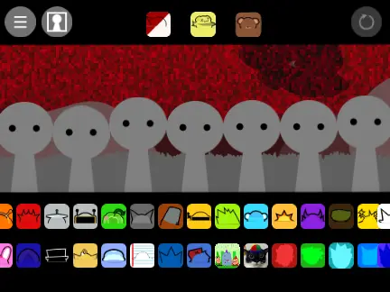Official Sprunki Retake Deluxe Reborn game cover art featuring iconic Sprunki characters