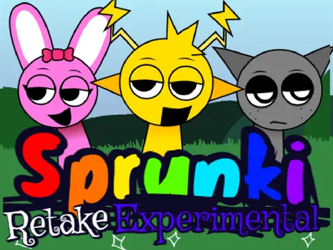 Official logo for Sprunki Retake Experimental V4.0 Turbowarp game