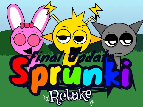 Official logo for Sprunki Retake Final Update Fix game