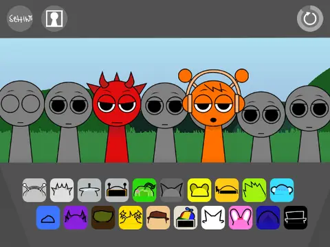 Sprunki Retake New Oren Incredibox Mod Gameplay