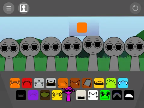 Logo for Sprunki Retake Remix, a refreshed version of the classic mod