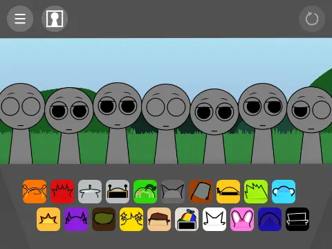 Sprunki retake remix cat alien edition gameplay screenshot