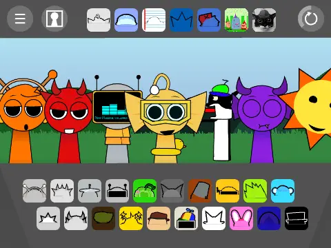 Sprunki Retake Remix 3 game cover image showing gameplay characters and interface