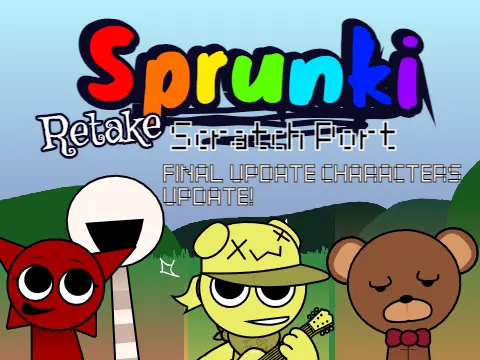 Sprunki Retake Scratch Port Official Logo
