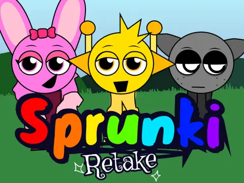 Cover for the fan-port HD edition of Sprunki Retake playable on Scratch