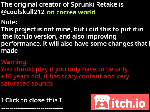 Official logo for Sprunki Retake Sprinkle Version game