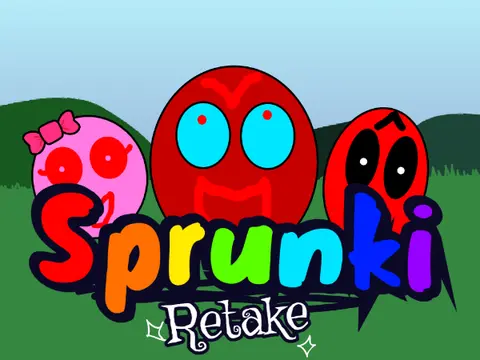 Sprunki Retake Ultimate Mix Game Cover - Horror Edition with Baby Characters